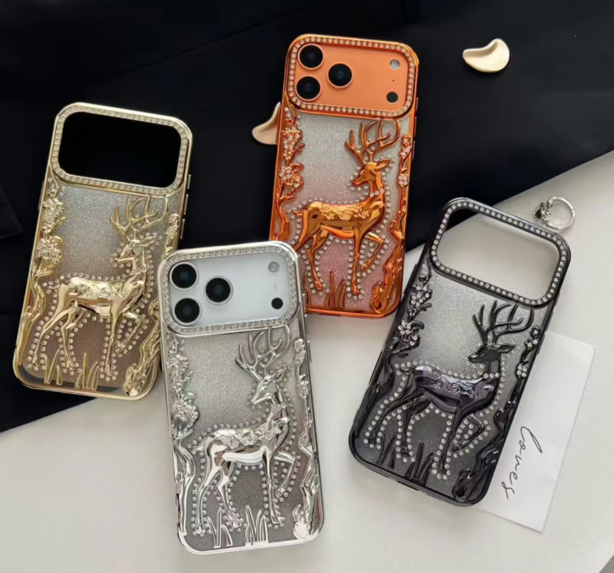 MOBILE COVER103  Bling Diamond Mobile Phone Case for iPhone 16 15 14 13 12 11 Accessory Sparkle Cover for Girls